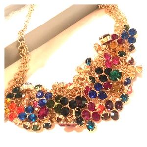 Colorful Gold Statement Necklace (Nordstrom)
